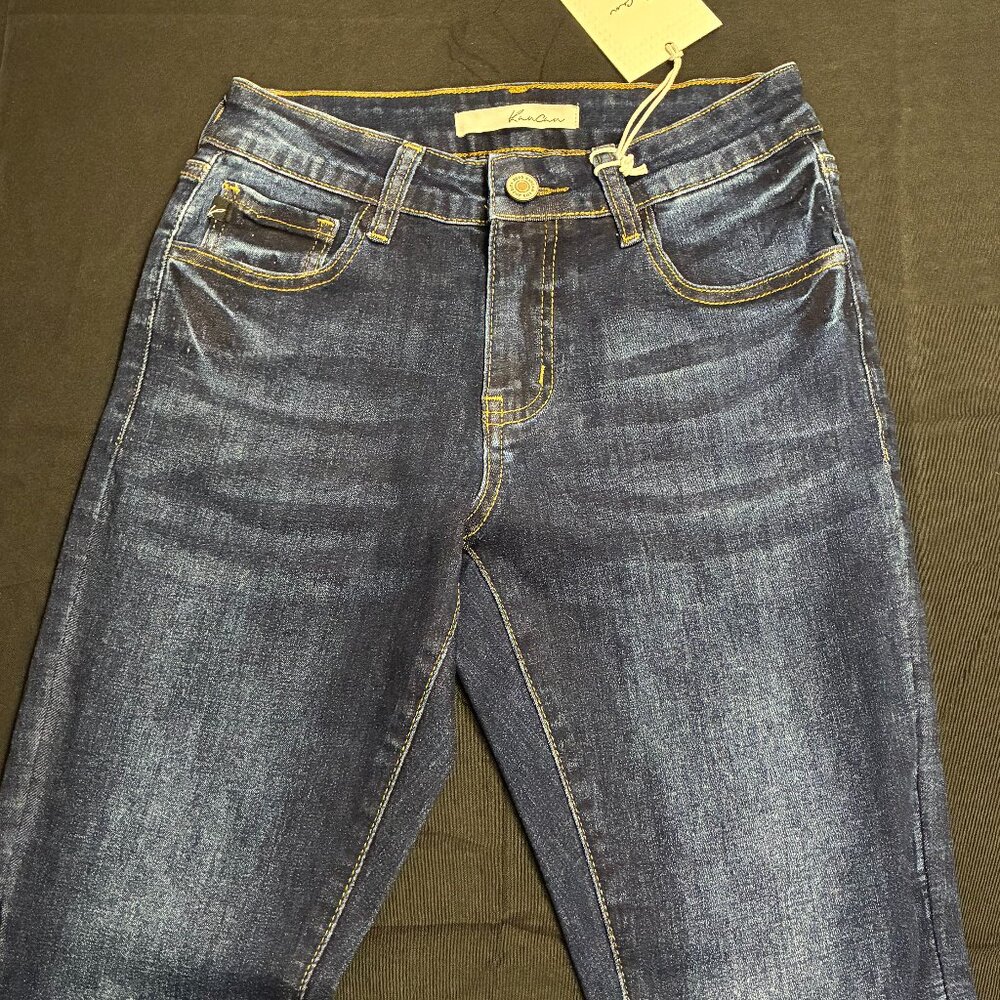 Kancan Dark Wash Skinny Jeans W1/24 Stretch NWT